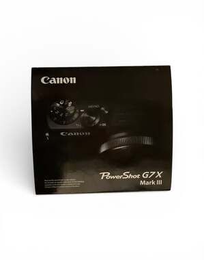 Canon PowerShot G7 X Mark III 20.1MP Point & Shoot Digital Camera New Black 🚚💨